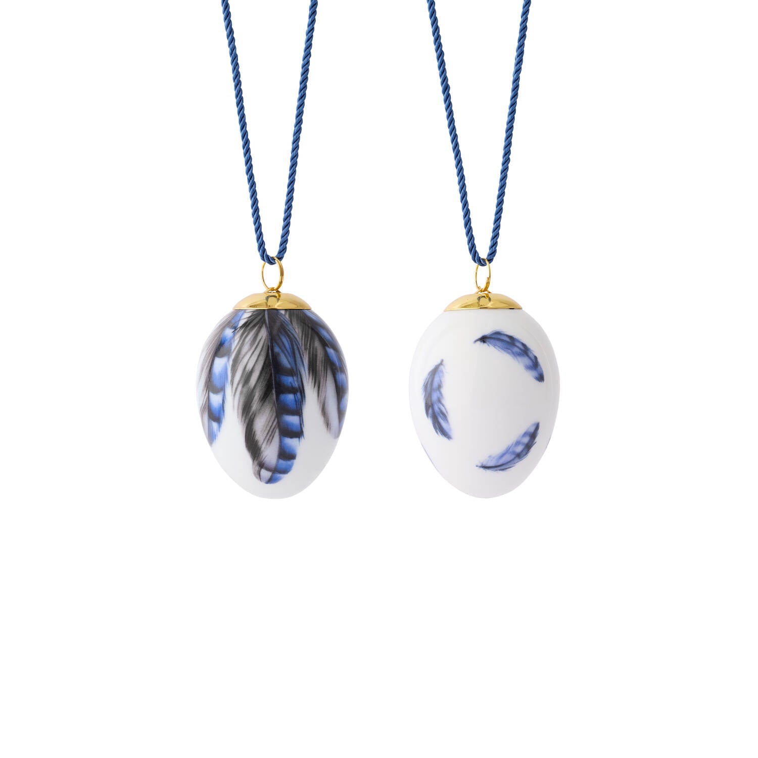 Dekorationsæg 2025, 2 stk - Skovskadefjer